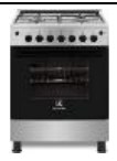 Electrolux 60 cm Range Cooker EKG611A1OX