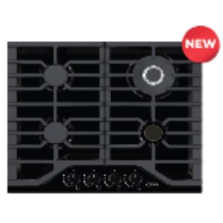 CM Verona 60 BLACK 58 cm Gas Hob