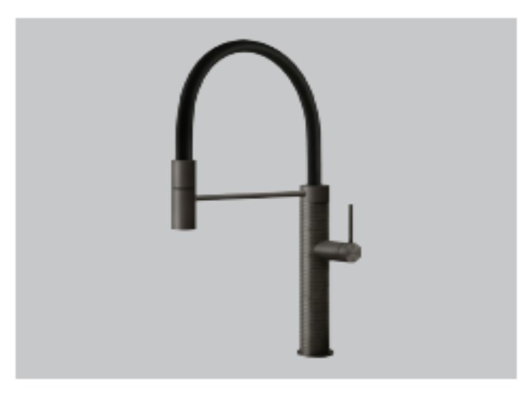 Foster 8424 856 (Skin Gun Metal) Kitchen Mixer Tap