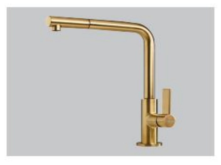 Foster 8498 129 (Vela Plus Gold) Kitchen Mixer Tap