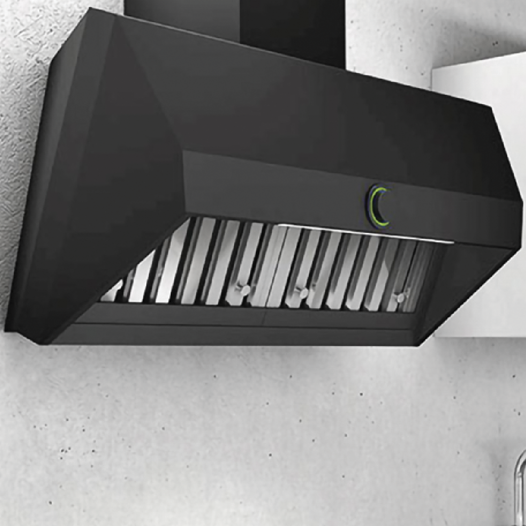 Airforce 120 cm Chimney Cooker Hood (Stainless Steel) VIS HEAD FREE BLACK