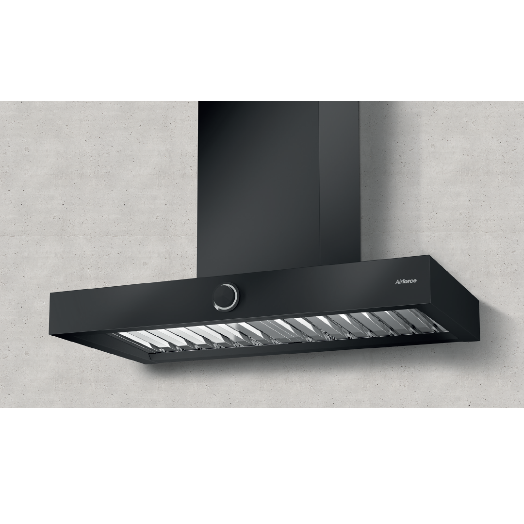 Airforce 90 cm Chimney Cooker Hood (Matte Black) VIS BOXY E30 - 90CM