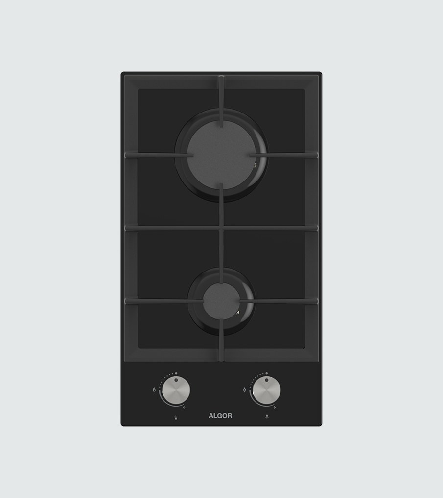 Algor ALHG30GL 30 cm Gas on Glass Hob