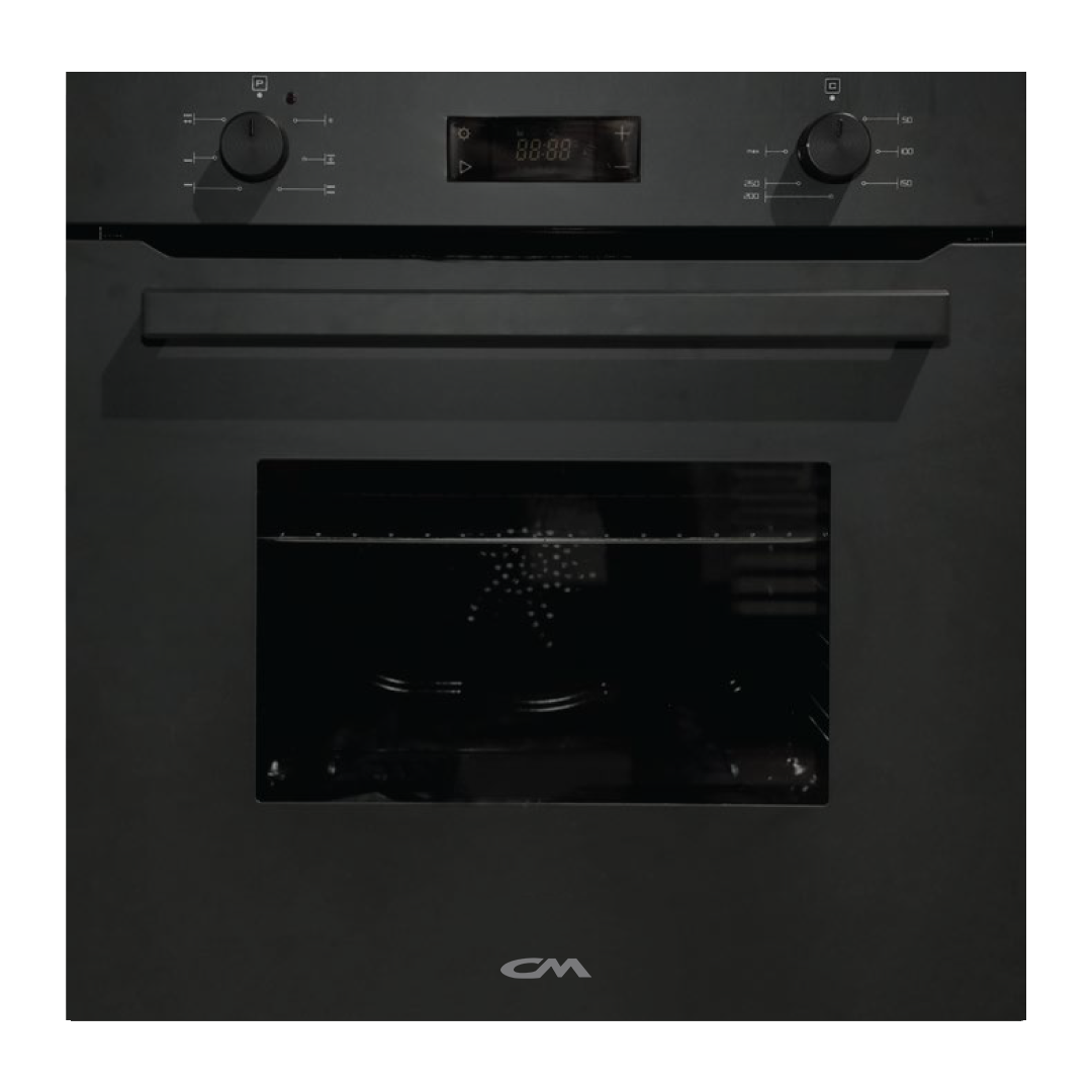 CM 60 cm Built-in Electric Oven NAPOLI MATT BLACK