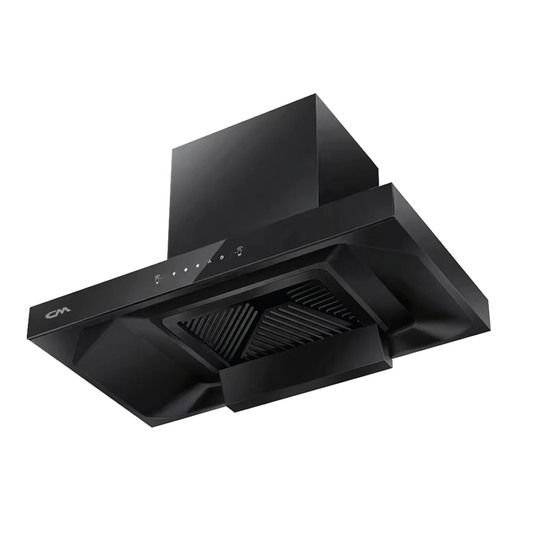 CM 60 cm Chimney Cooker Hood SWING BLACK
