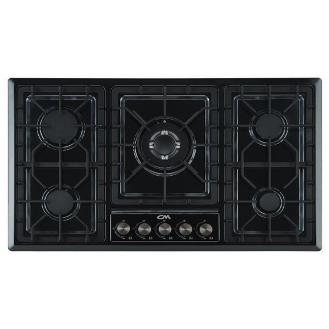 CM Panoramic NERO 90 cm Gas Hob