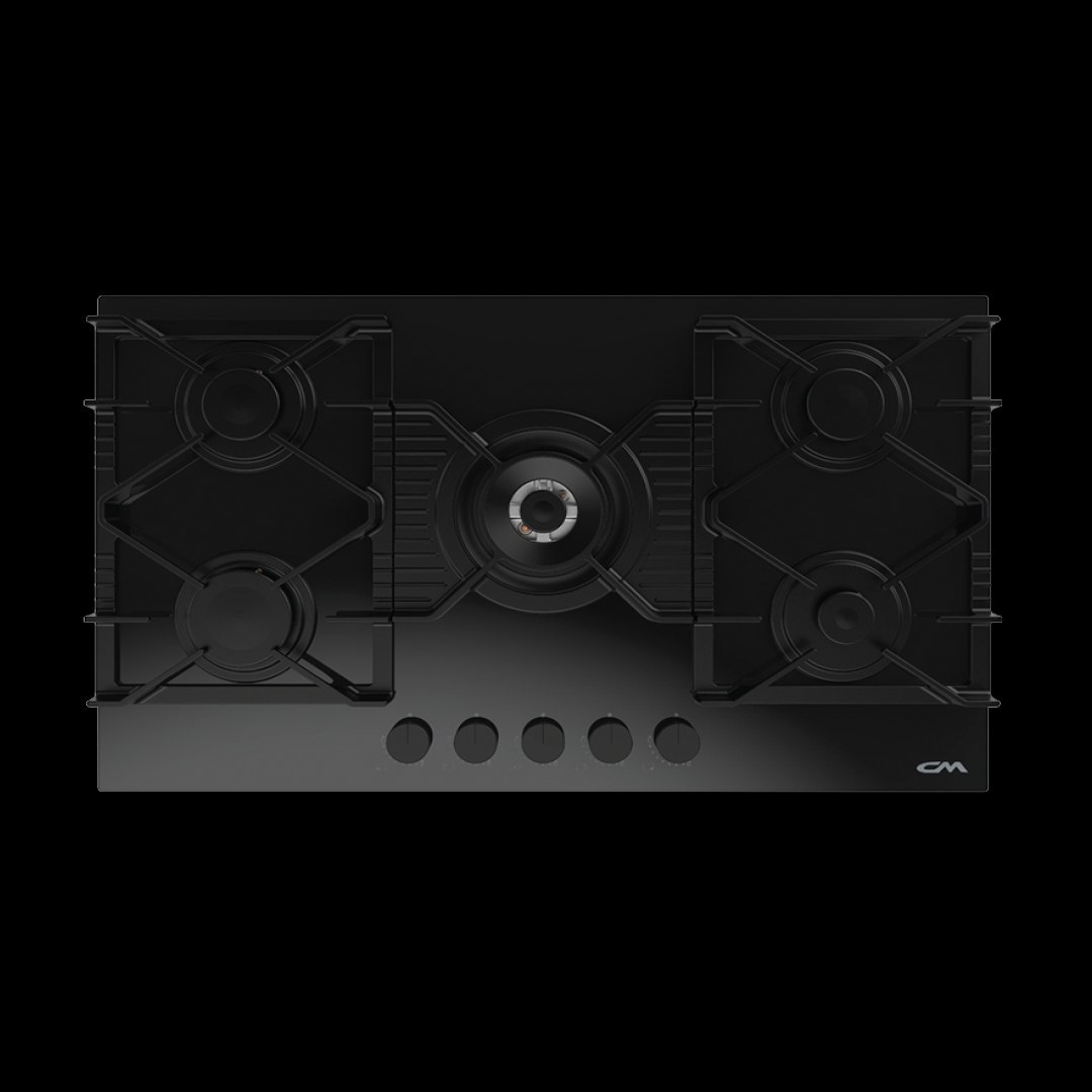 CM Fomaso 905 BG 90 cm Gas on Glass Hob