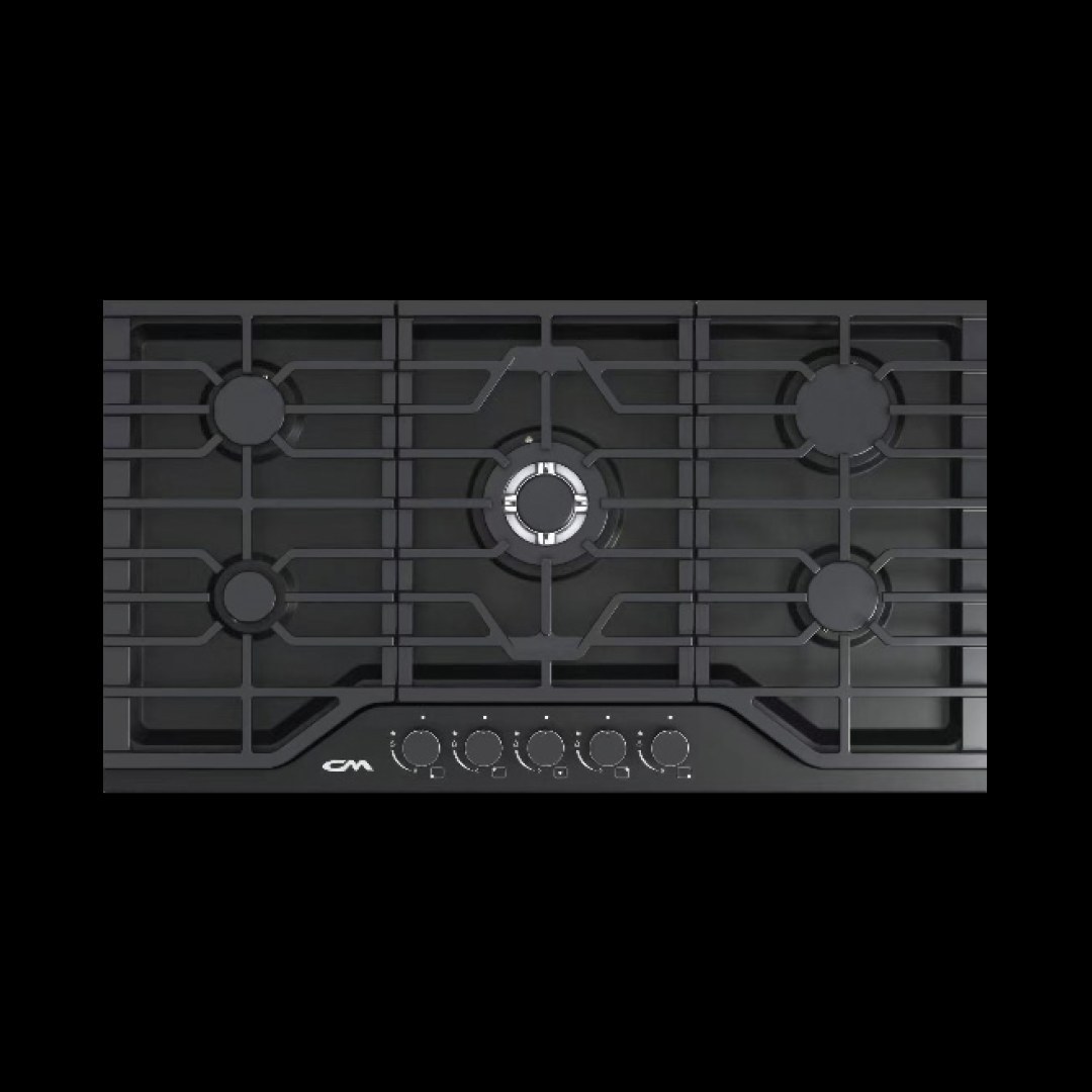 CM Verona NERO 90 MATT BLACK 90 cm Gas Hob