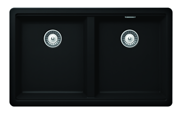 CM 80 cm Sink (White) NEVADA 76X44 2V