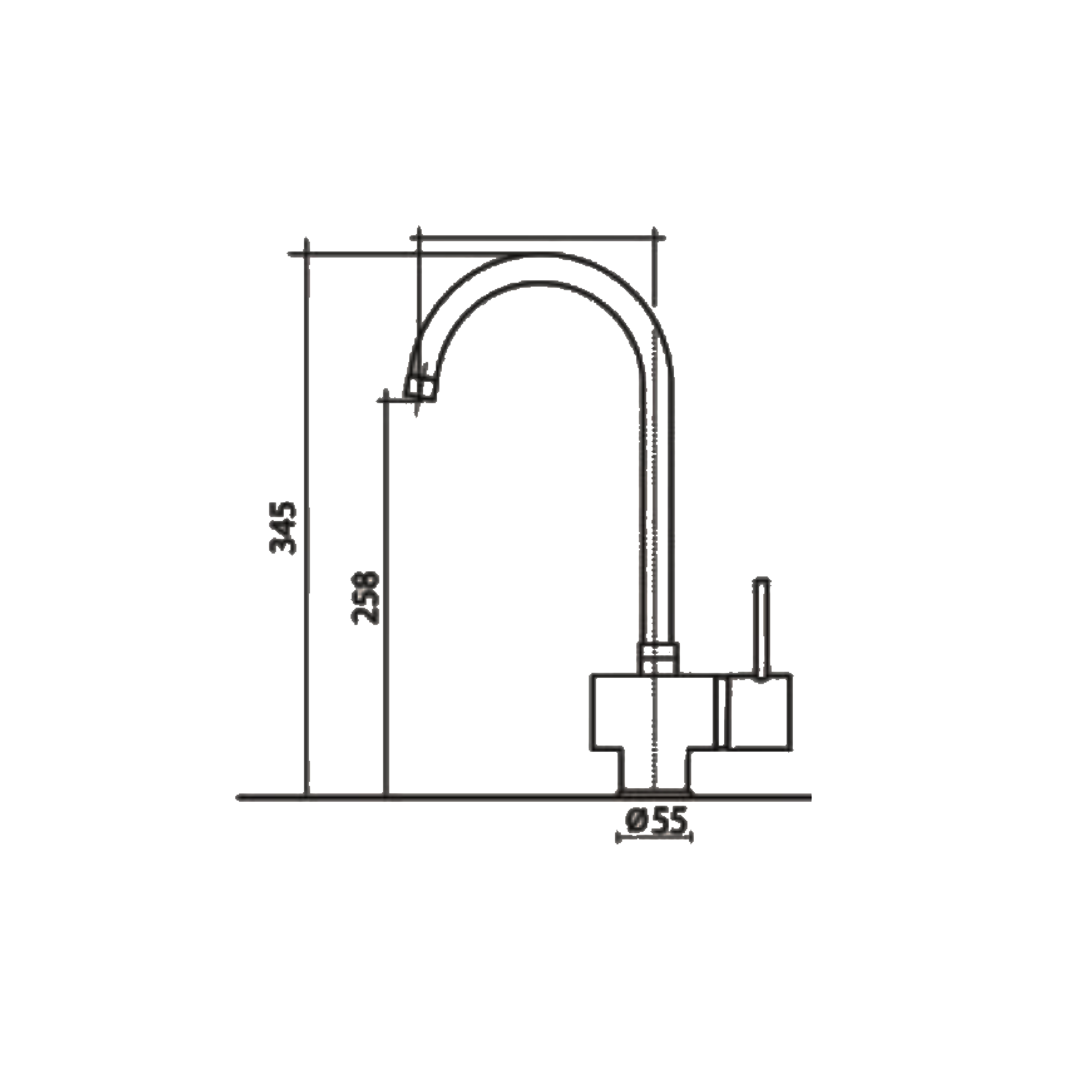 CM Kitchen Tap (Copper) CFT-5032 - view 2