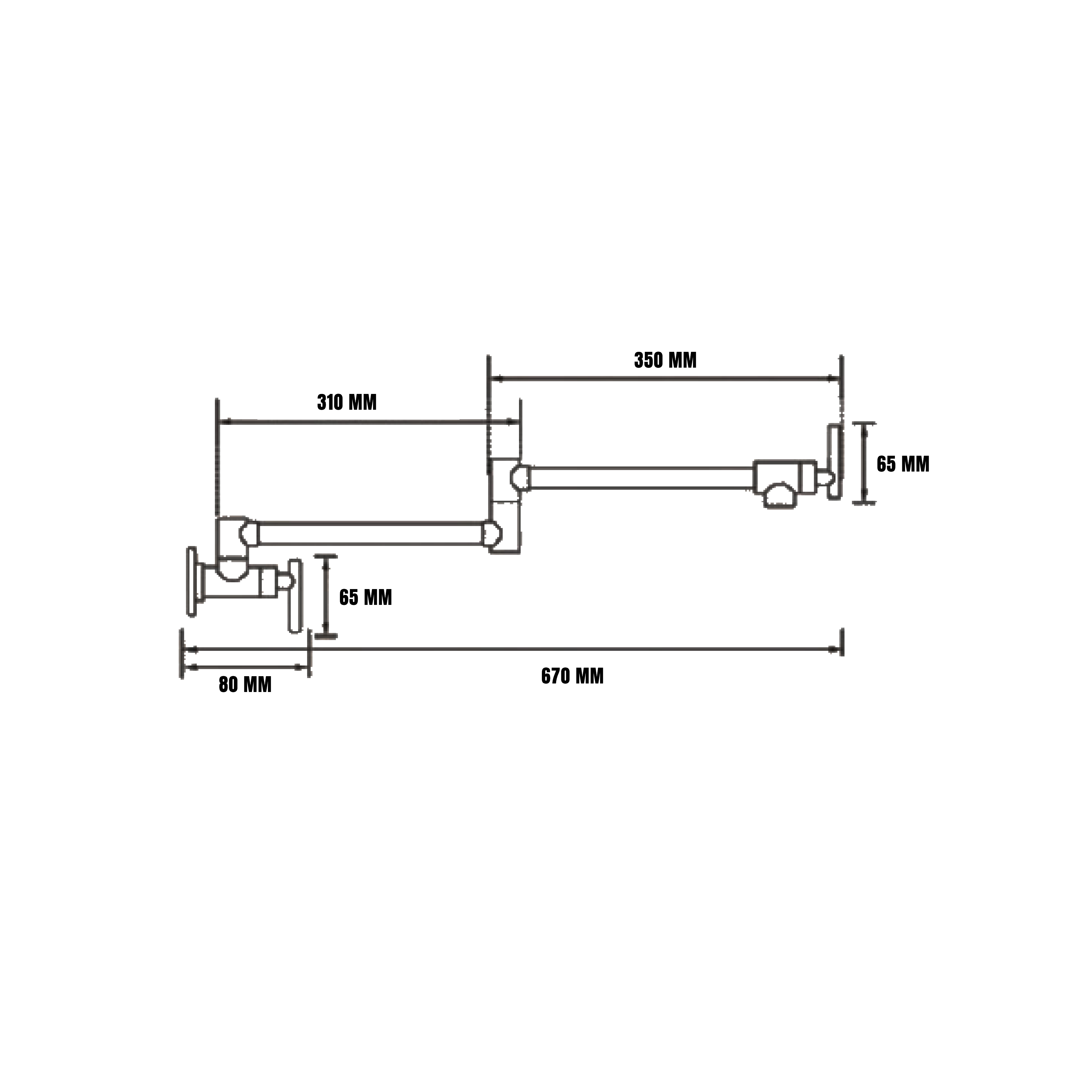 CM Kitchen Tap (Matte Black) RCO701-B - view 2
