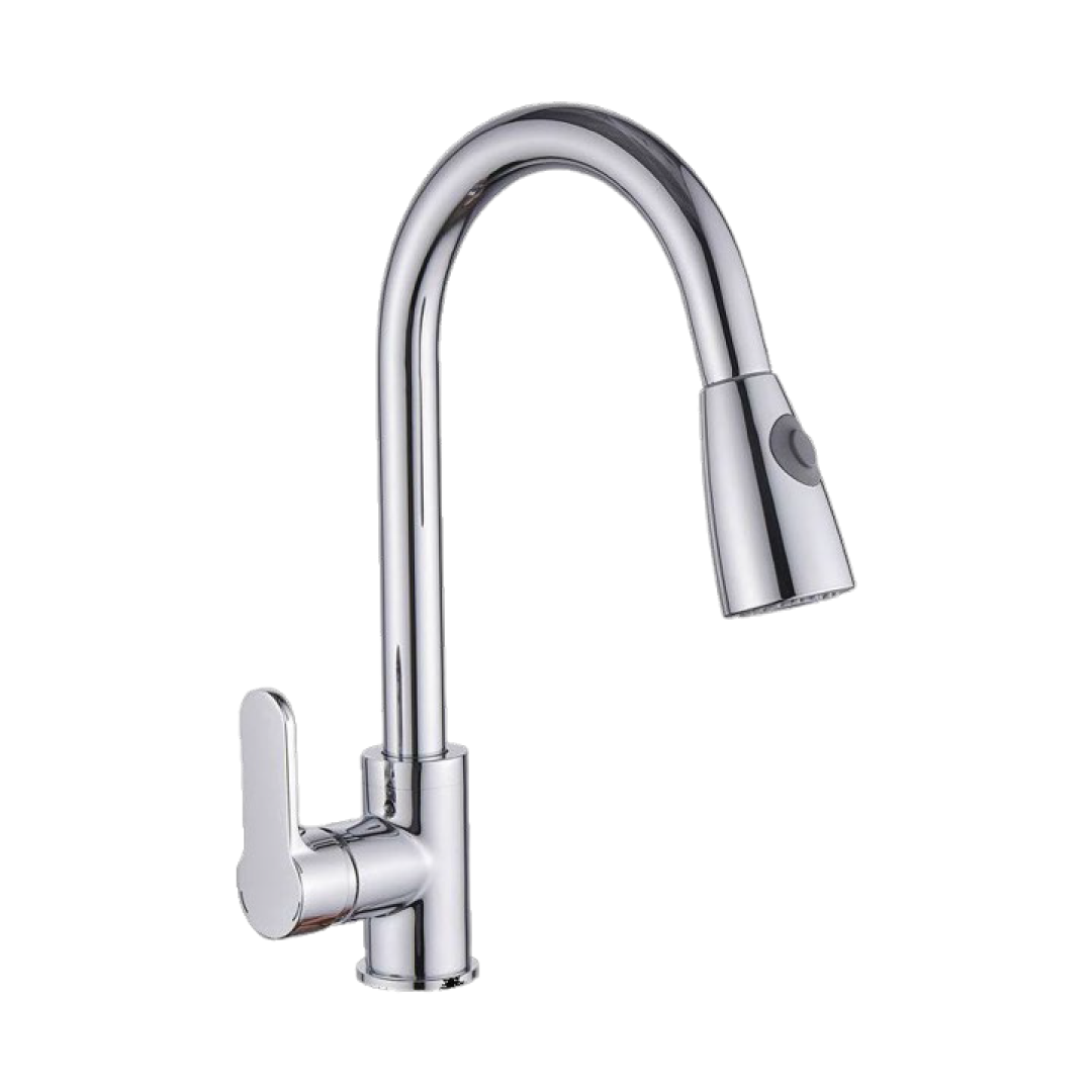 CM Pull-Out Kitchen Tap (Chrome) 8524 CRM