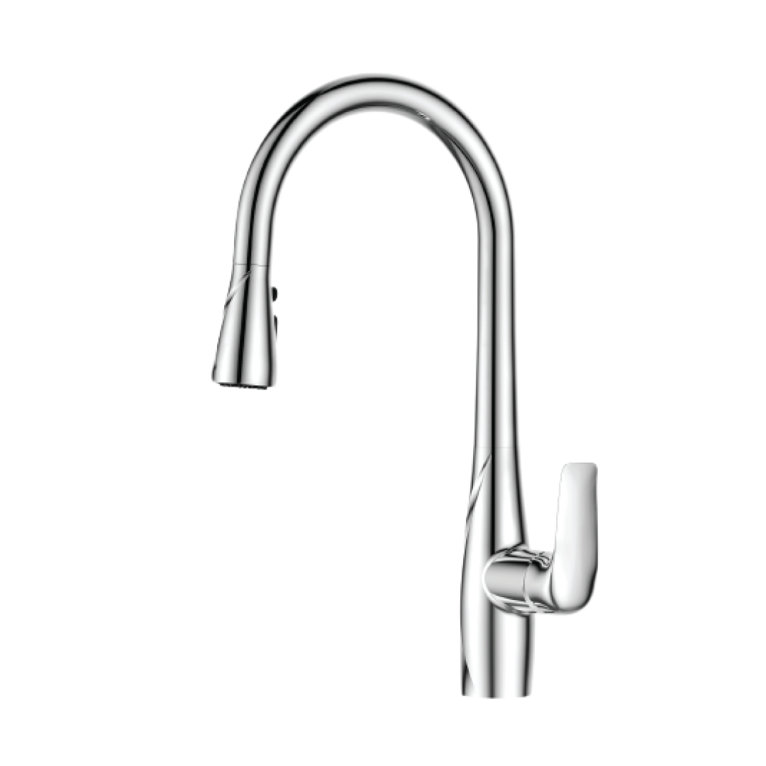 CM Pull-Out Kitchen Tap (Chrome) GH-6063-ZN
