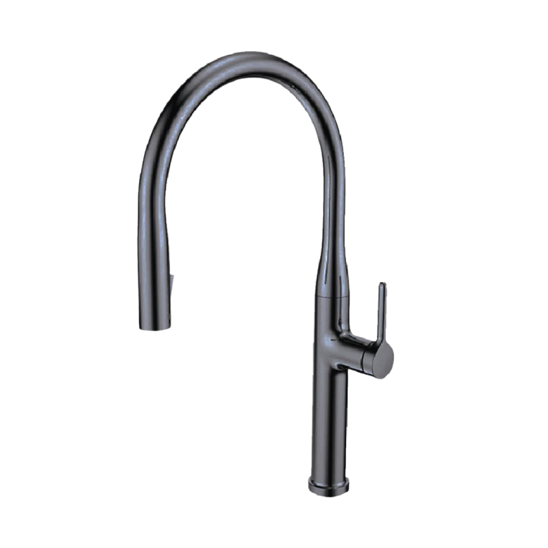 CM Pull-Out Kitchen Tap (Gun Grey) OB-D125 GUN GREY - view 2