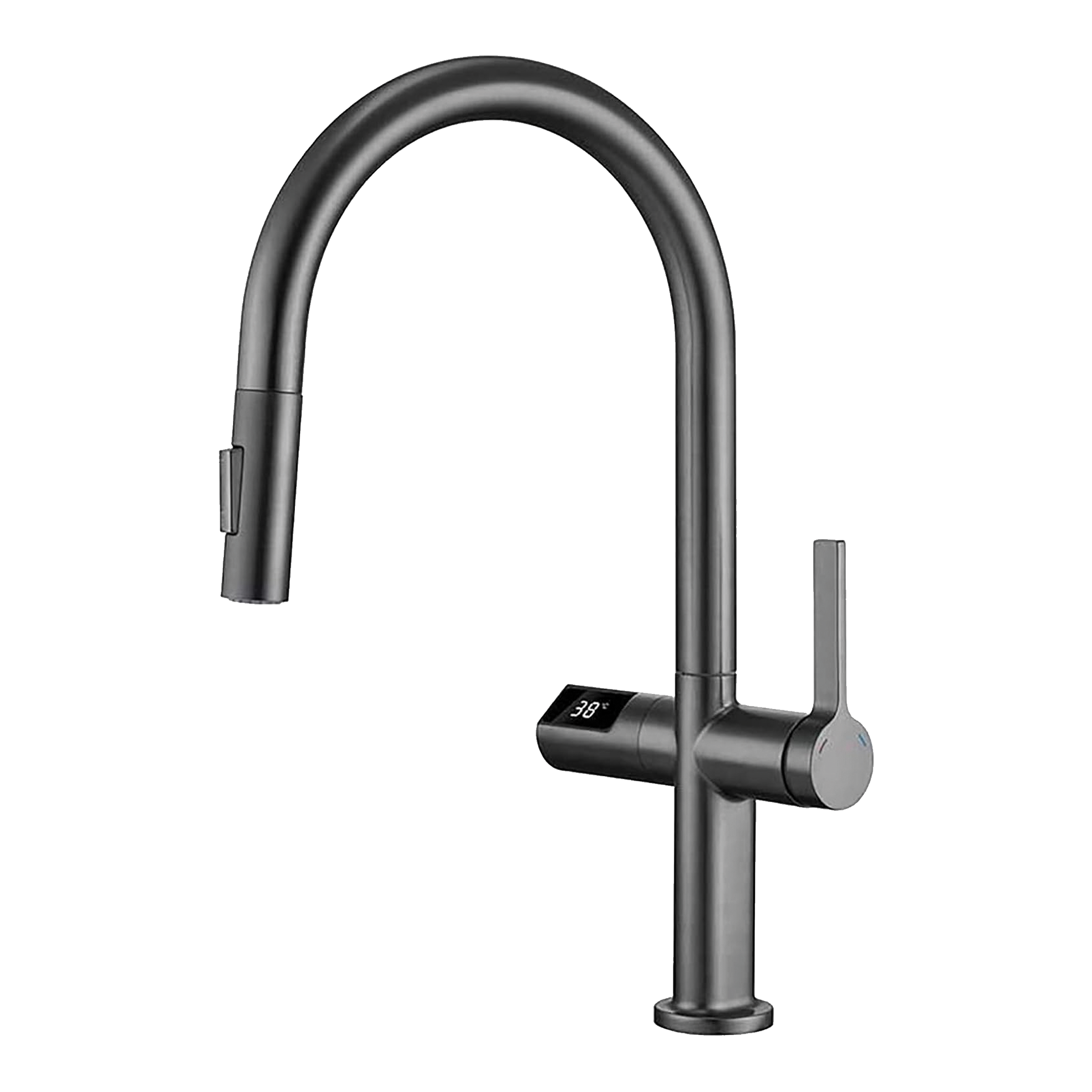 CM Pull-Out Kitchen Tap (Gun Grey) OB-D128