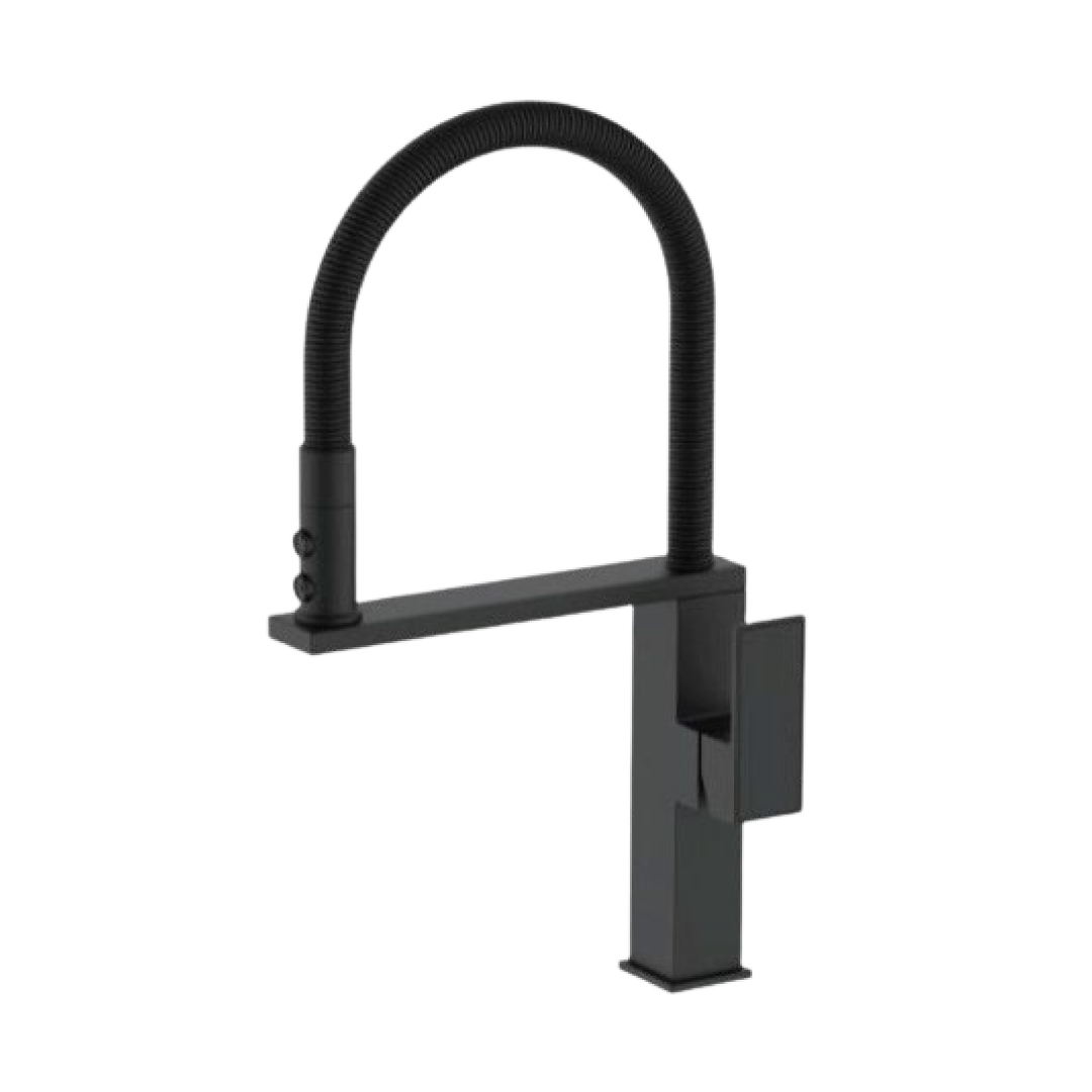 CM Pull-Out Kitchen Tap (Matte Black) OB -G07 - view 2