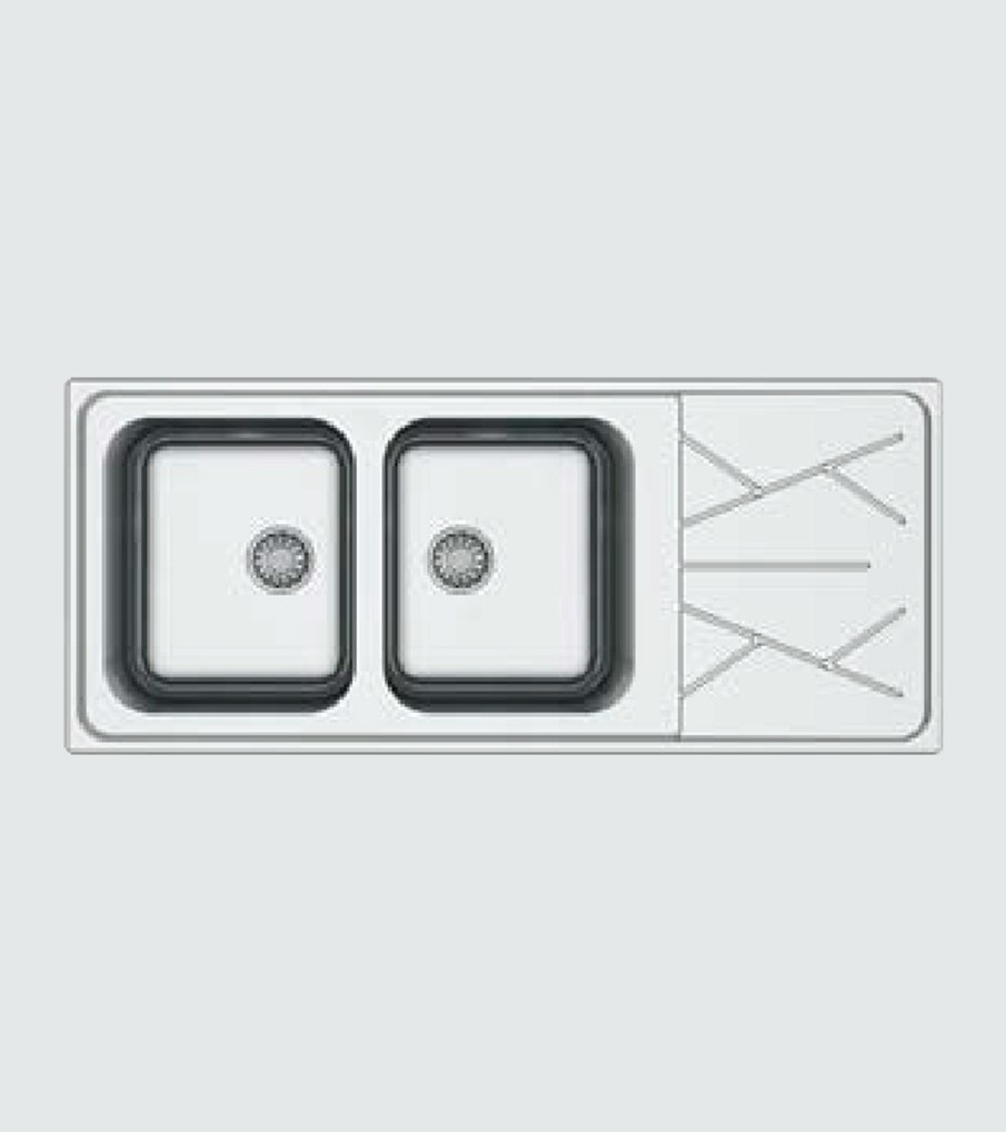 Elba EL330-2B1D Inset Kitchen Sink