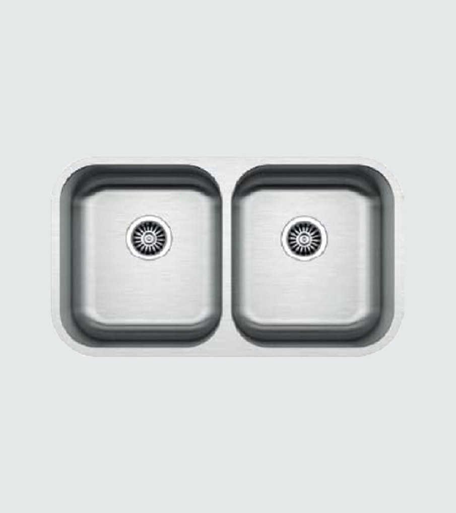 Elba EU81-2B 79cm Undermount Double Bowl Sink