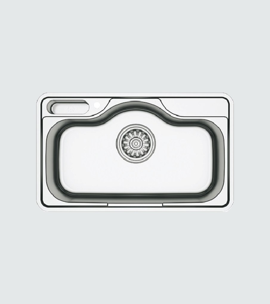 Elba EK011-8551 85cm Inset Steel Sink