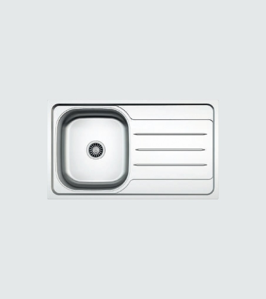 Elba EL89-1B1D Inset Kitchen Sink