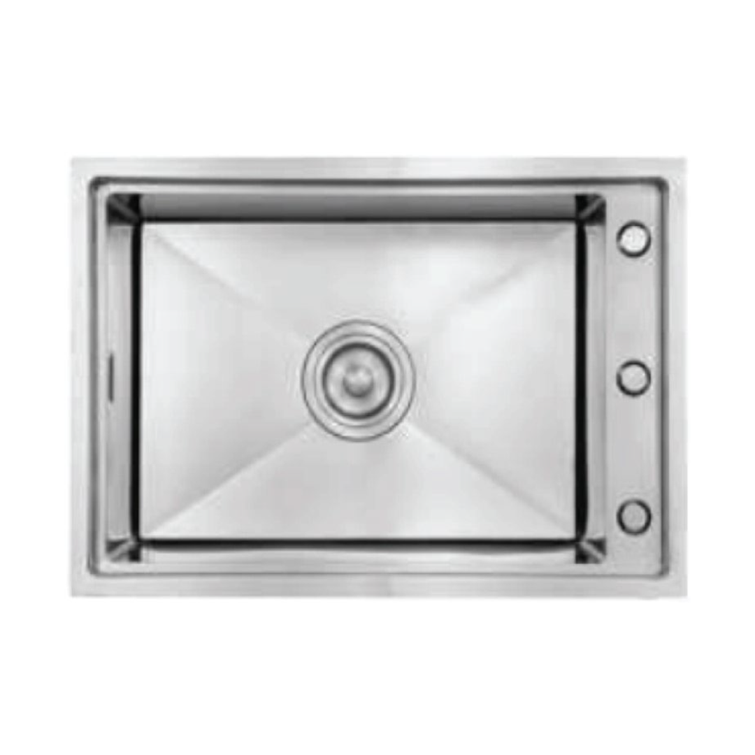 Elite 60 cm Single Bowl Inset Sink (Stainless Steel) 6545 CR