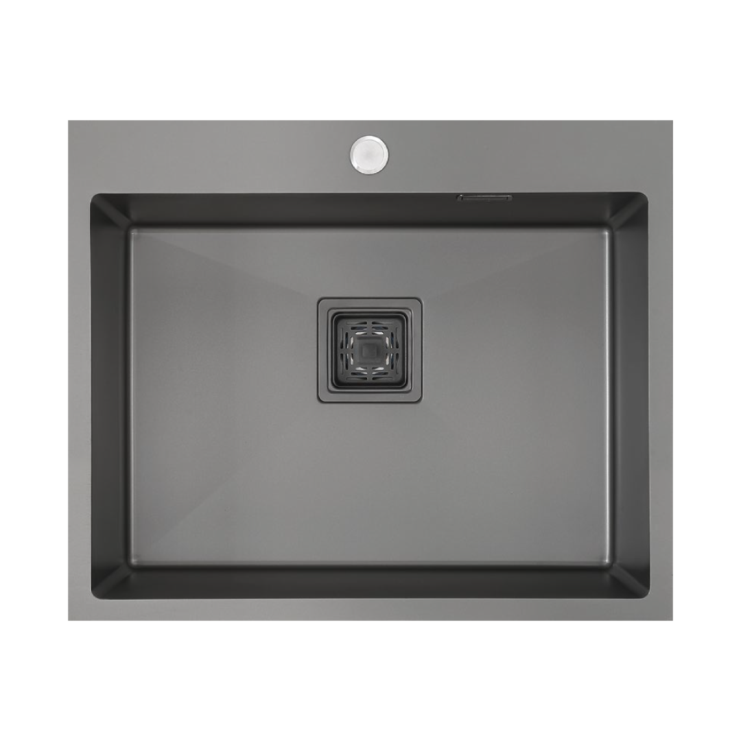 Elite 60 cm Single Bowl Inset Sink (Stainless Steel) MK6050B