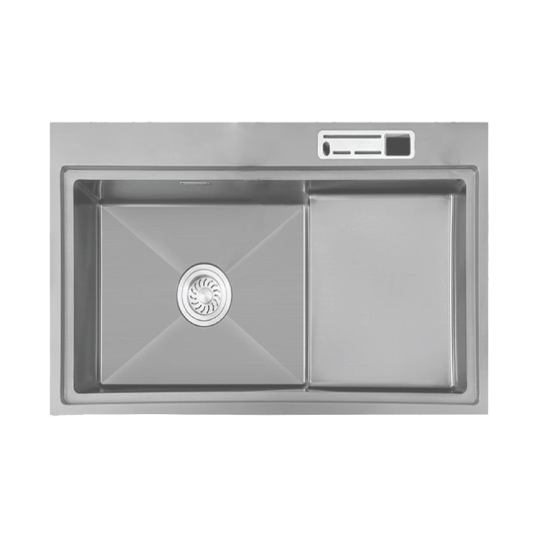 Elite 75 cm Single Bowl Inset Sink (Stainless Steel) MK7549B