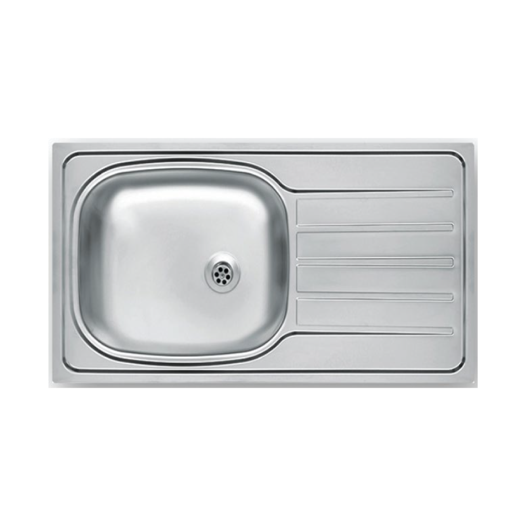 Elite 76 cm Single Bowl Inset Sink (Stainless Steel) AE7650