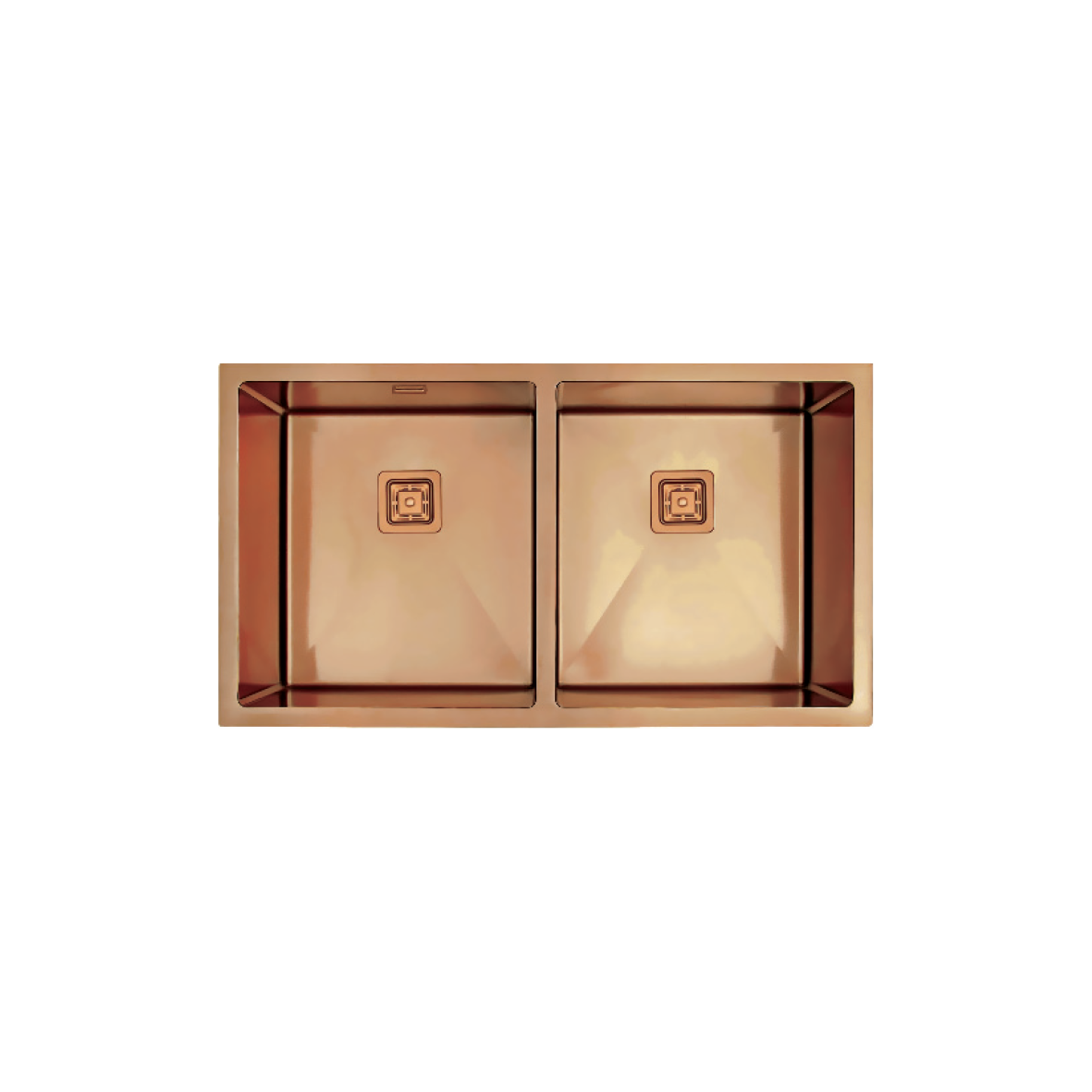 Elite 77 cm Double Bowl Undermount Sink (Stainless Steel) HMD7744CSQ