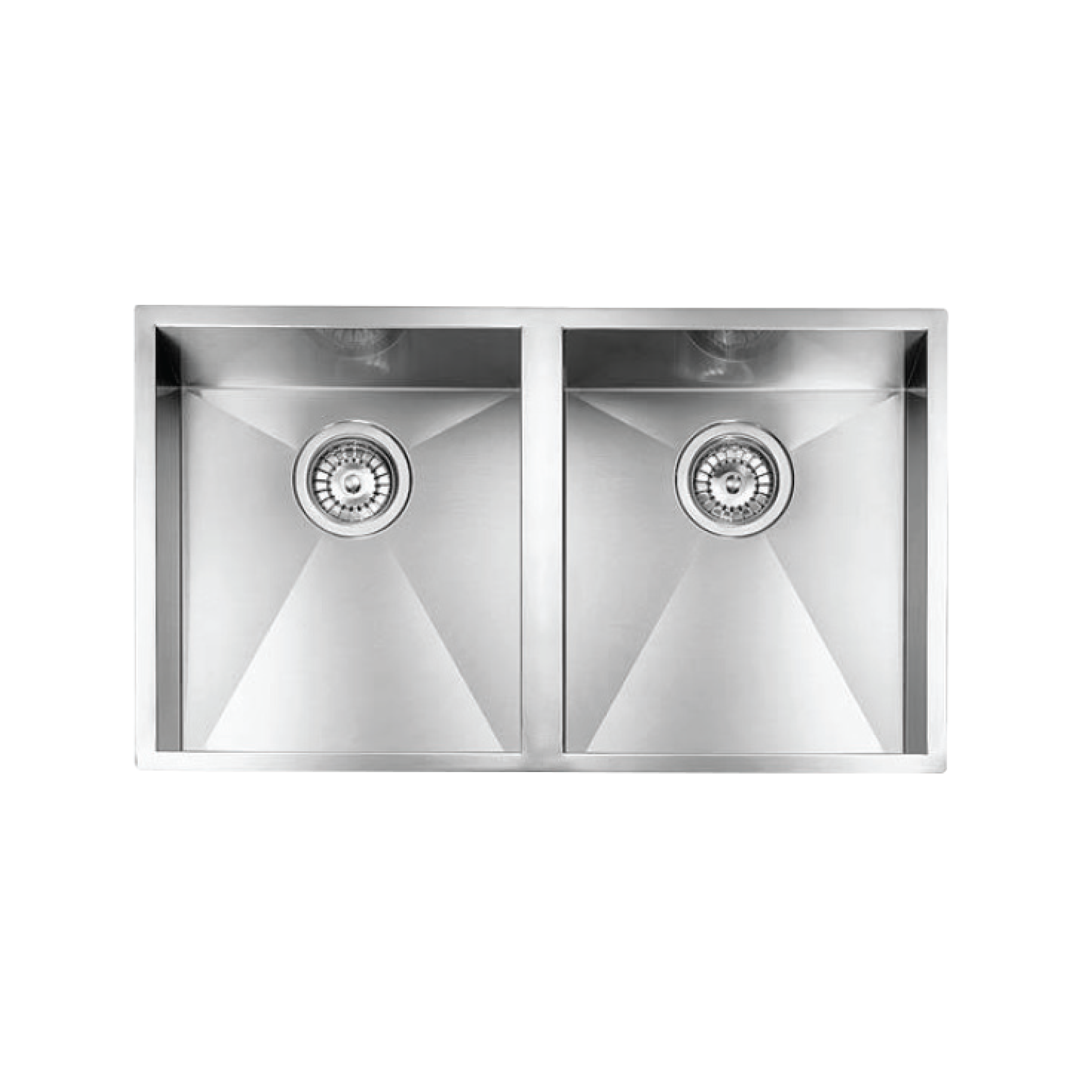 Elite 77 cm Double Bowl Undermount Sink (Stainless Steel) LHD7744SSR