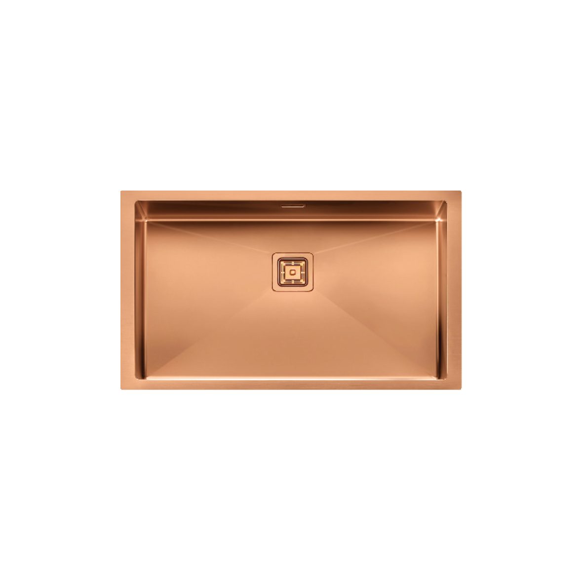 Elite 77 cm Single Bowl Undermount Sink (Rose Gold) HM7744CSQ