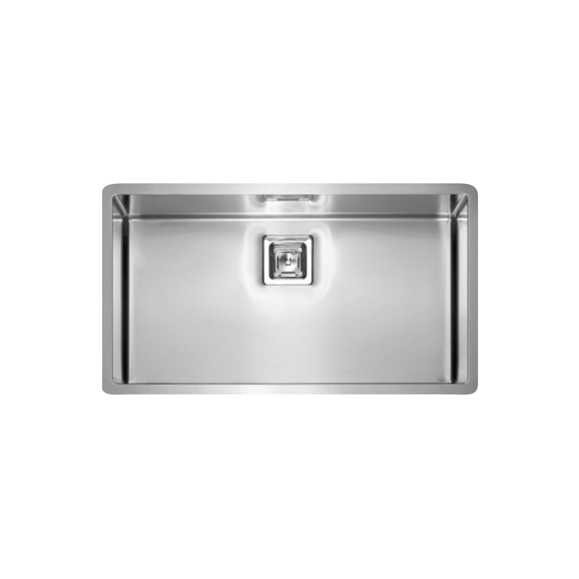 Elite 77 cm Single Bowl Undermount Sink (Stainless Steel) HM7744 SSSQ