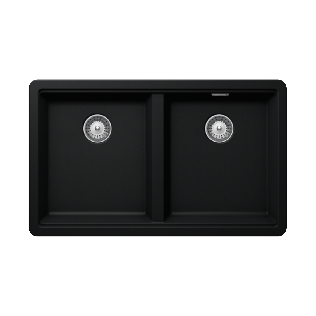 Elite 78 cm Double Bowl Undermount Sink (Beige) CS7845