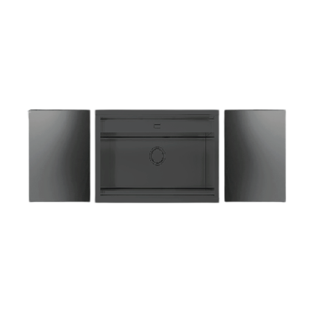 Elite 79 cm Single Bowl Inset Sink (Nano Black) MK7950NB