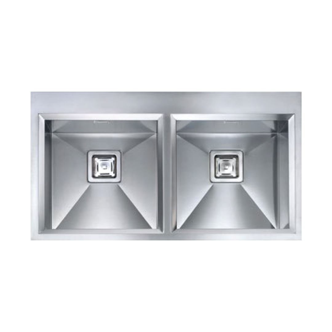 Elite 86 cm Double Bowl Inset Sink (Stainless Steel) MKD8650SS