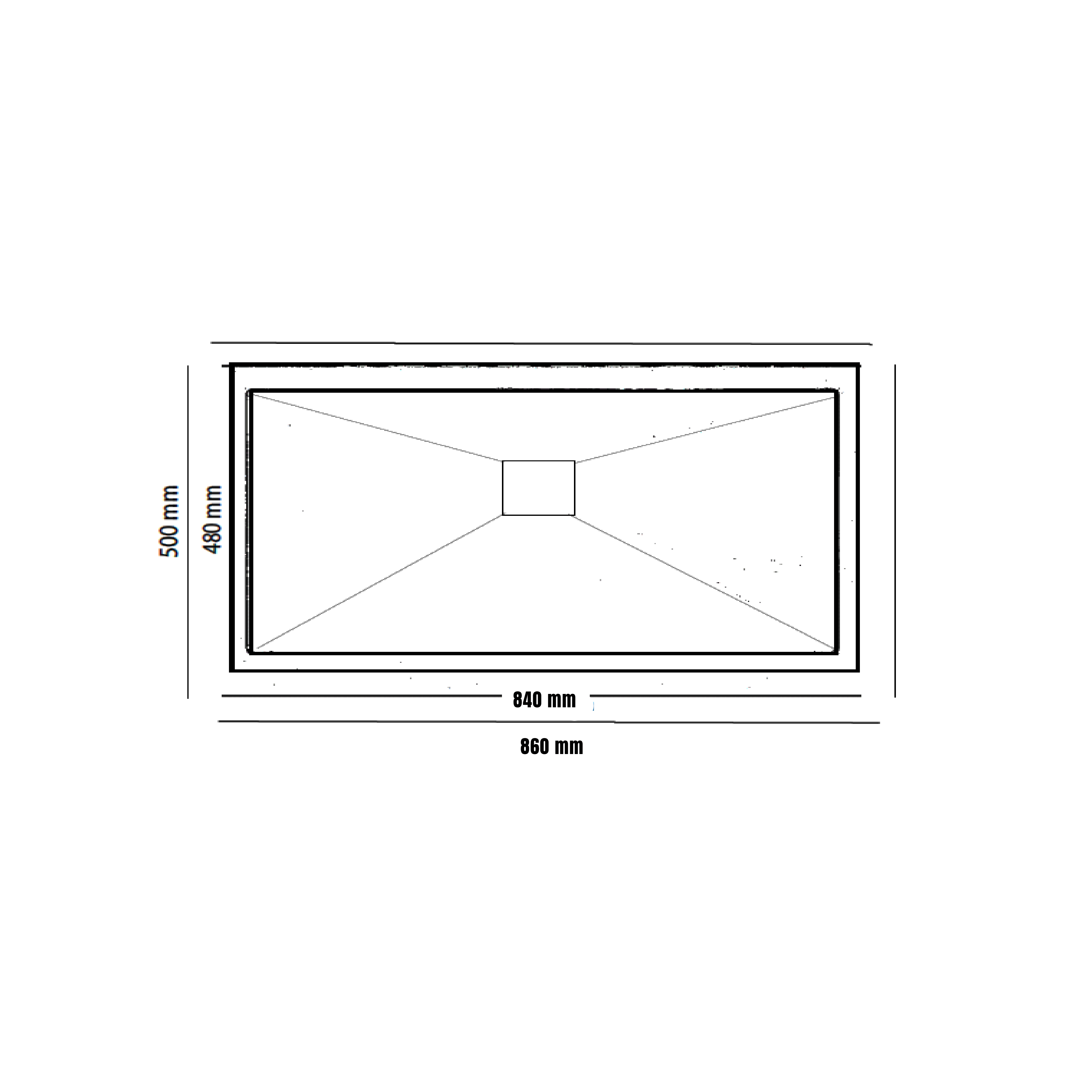 Elite 86 cm Single Bowl Inset Sink (Stainless Steel) MK8650SS - view 2