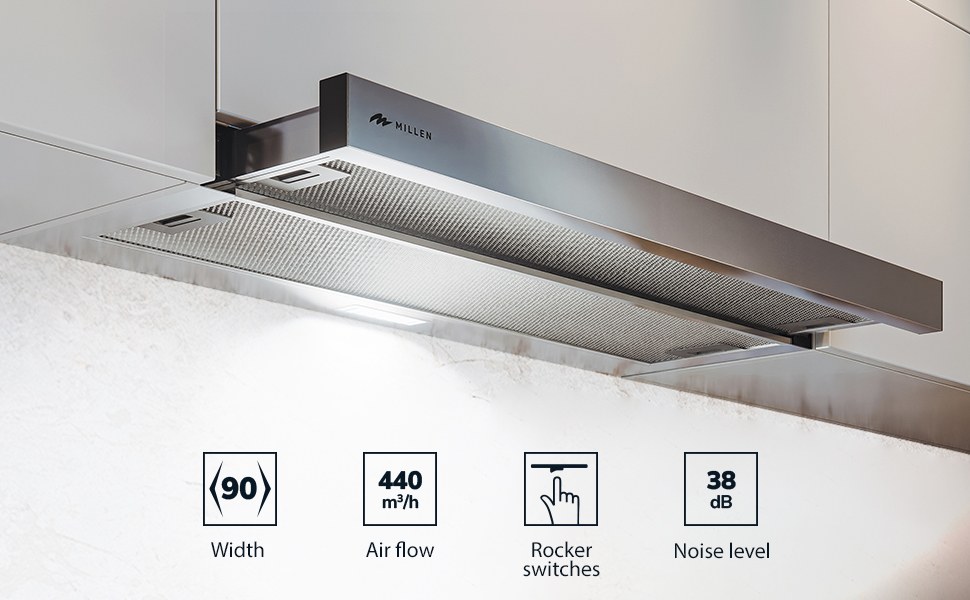 Millen MBKHS 9001 IX 90 cm Telescopic Hood
