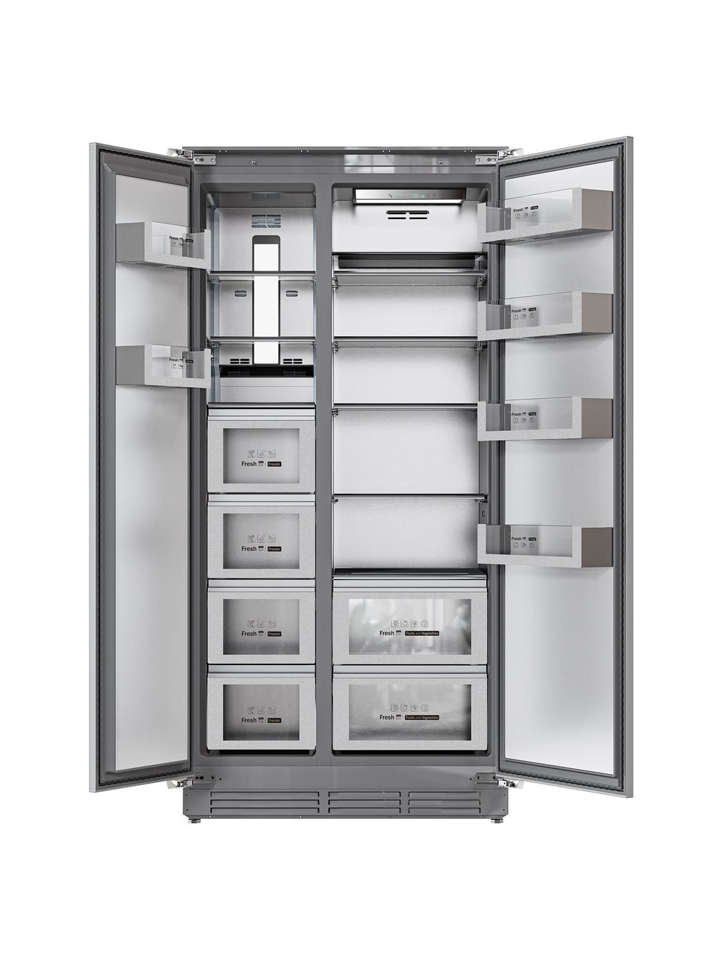 Millen MBSB455ID Built-in Side-by-Side Fridge Freezer
