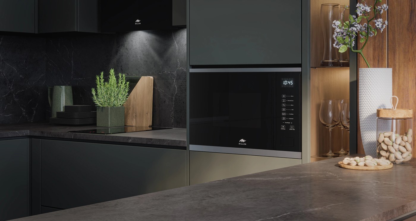 Millen MBW 255 IX 60cm Built-in Microwave with Grill
