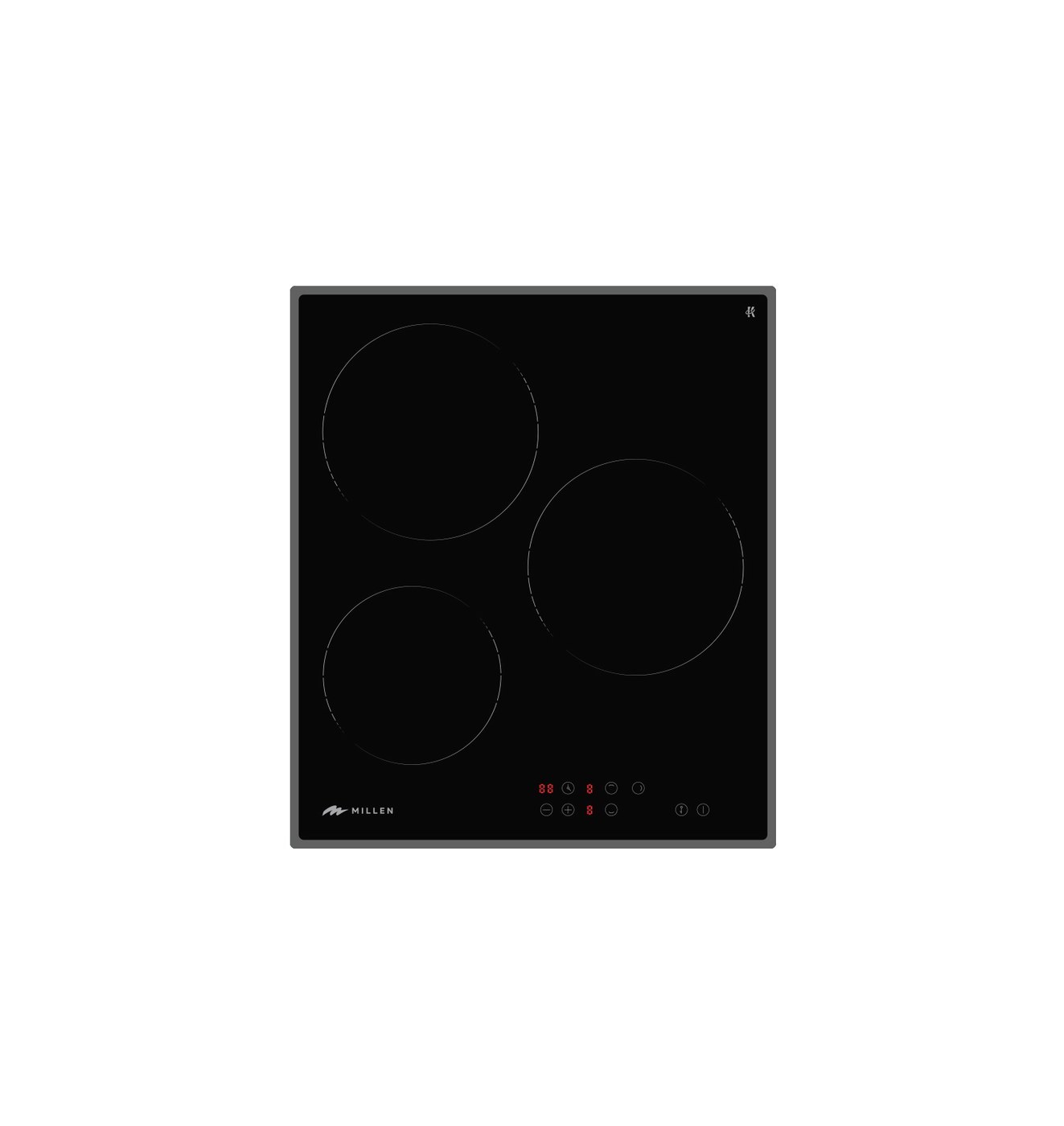 Millen MEH 451 BL 45 cm Ceramic Hob