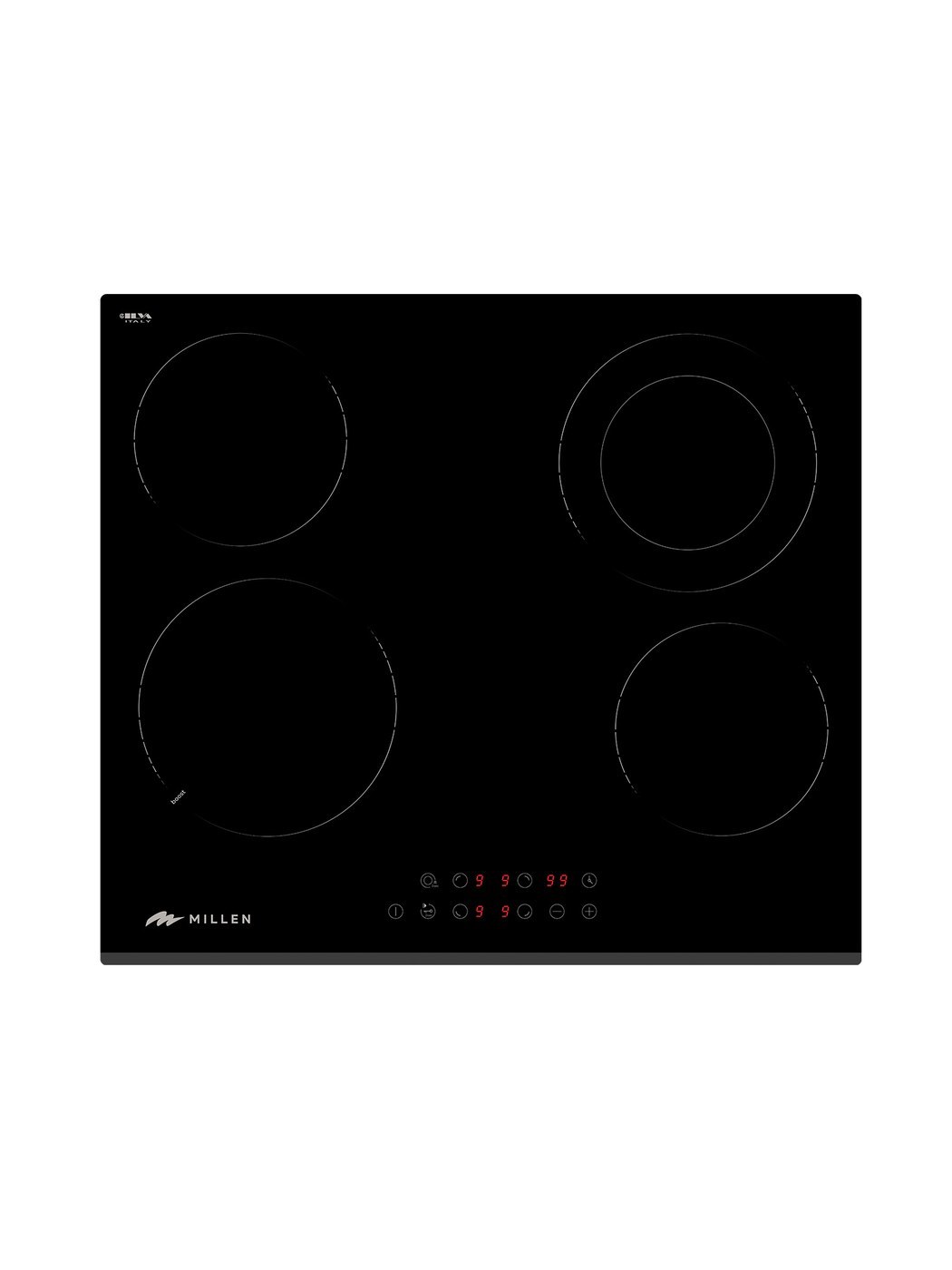 Millen MEH 603 BL 60 cm Ceramic Hob