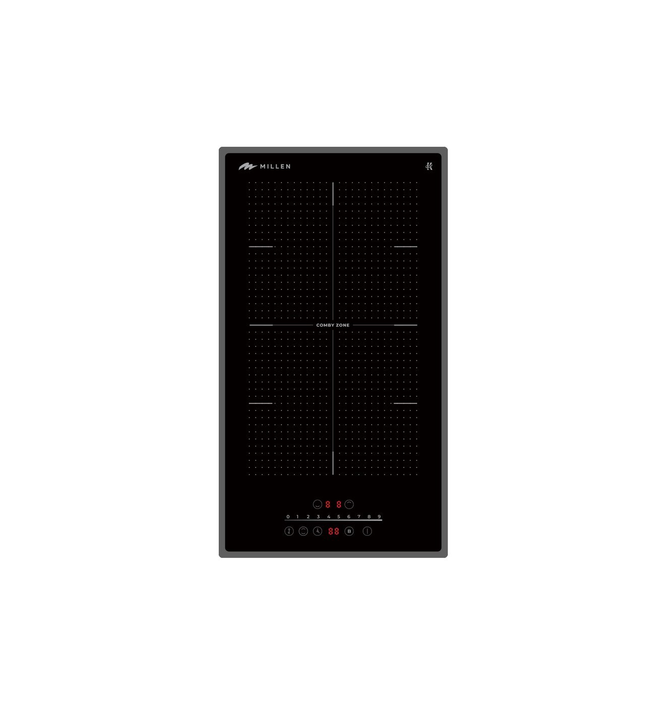 Millen MIH 302 BL 30 cm Induction Hob