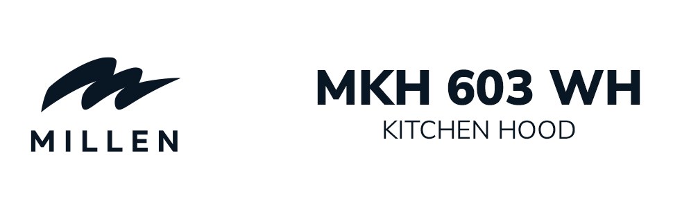 Millen MKH 603 WH 60 cm Chimney Hood