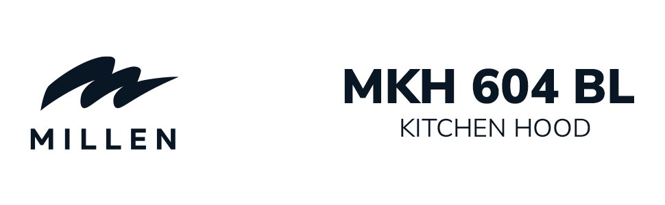 Millen MKH 604 BL 60 cm Chimney Hood