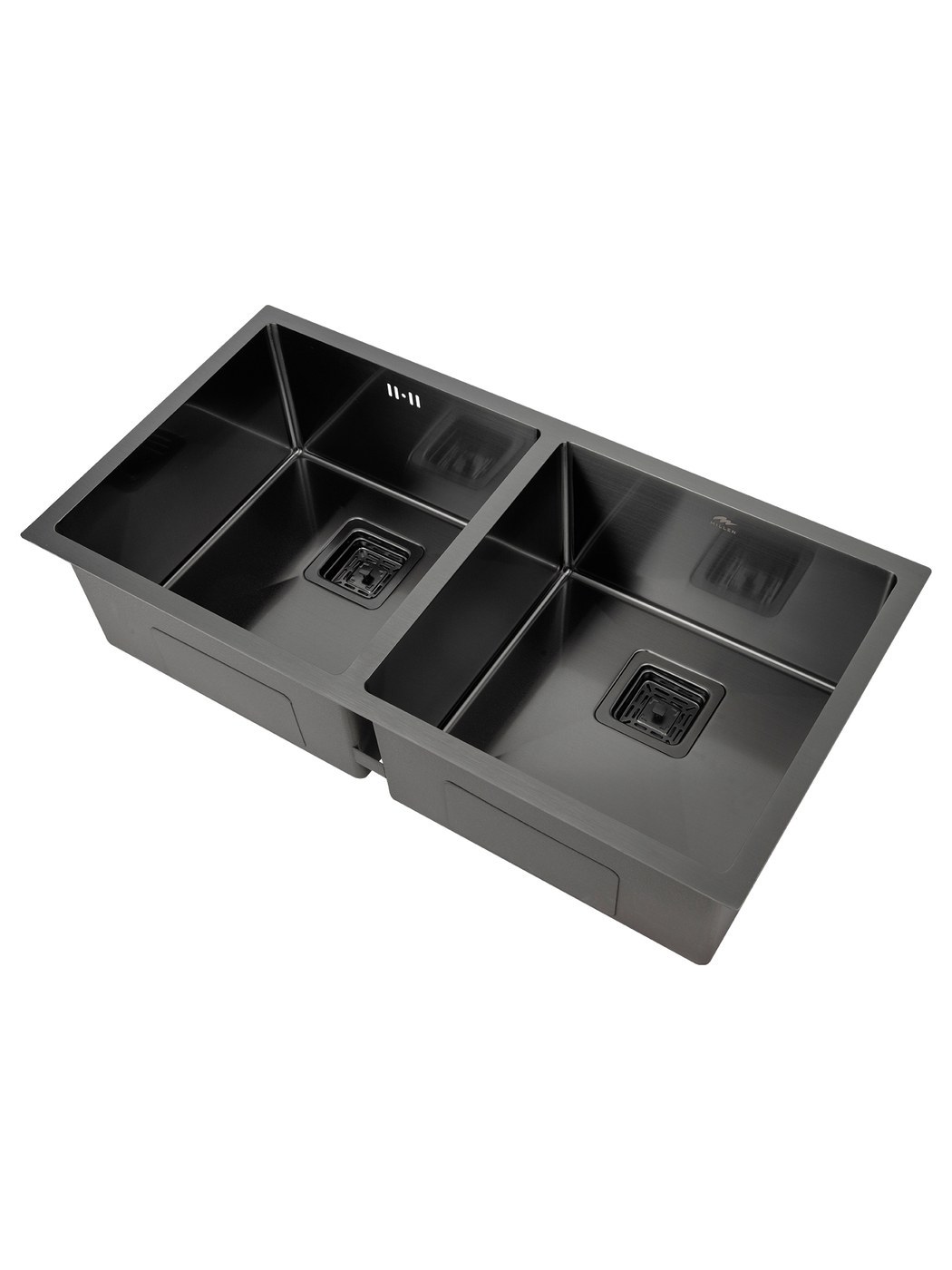 Millen MSDB864422GM Handmade Double Bowl Sink - Gunmetal