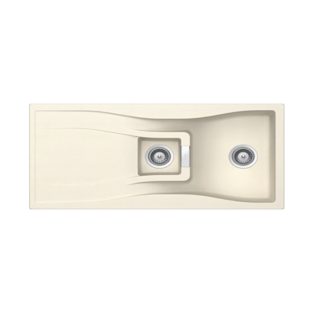 Schock 100 cm 1.5 Bowl Undermount Sink WATERFALL D-150