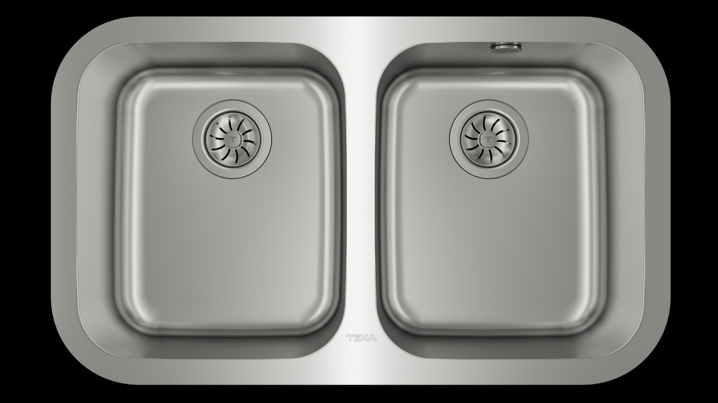 Teka TOTAL BE 2B 780 34 cm Undermount Kitchen Sink