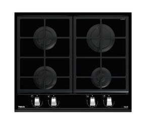 Teka Maestro GZC 64300 BK 60 cm Gas on Glass Hob