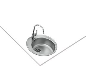 Teka EASY Starbright 45 E-XN 1B ORB 45 cm Inset Kitchen Sink