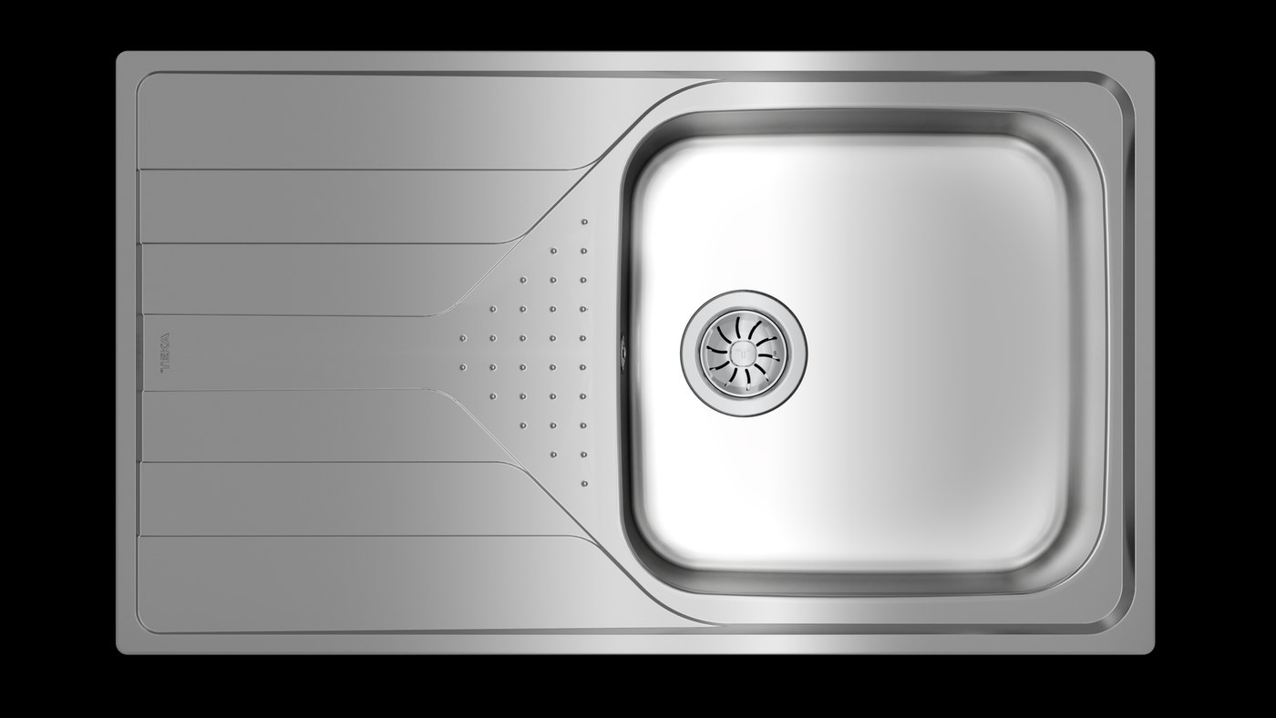 Teka TOTAL Universe 50 T-XP 1B 1D PLUS 50 cm Inset Kitchen Sink